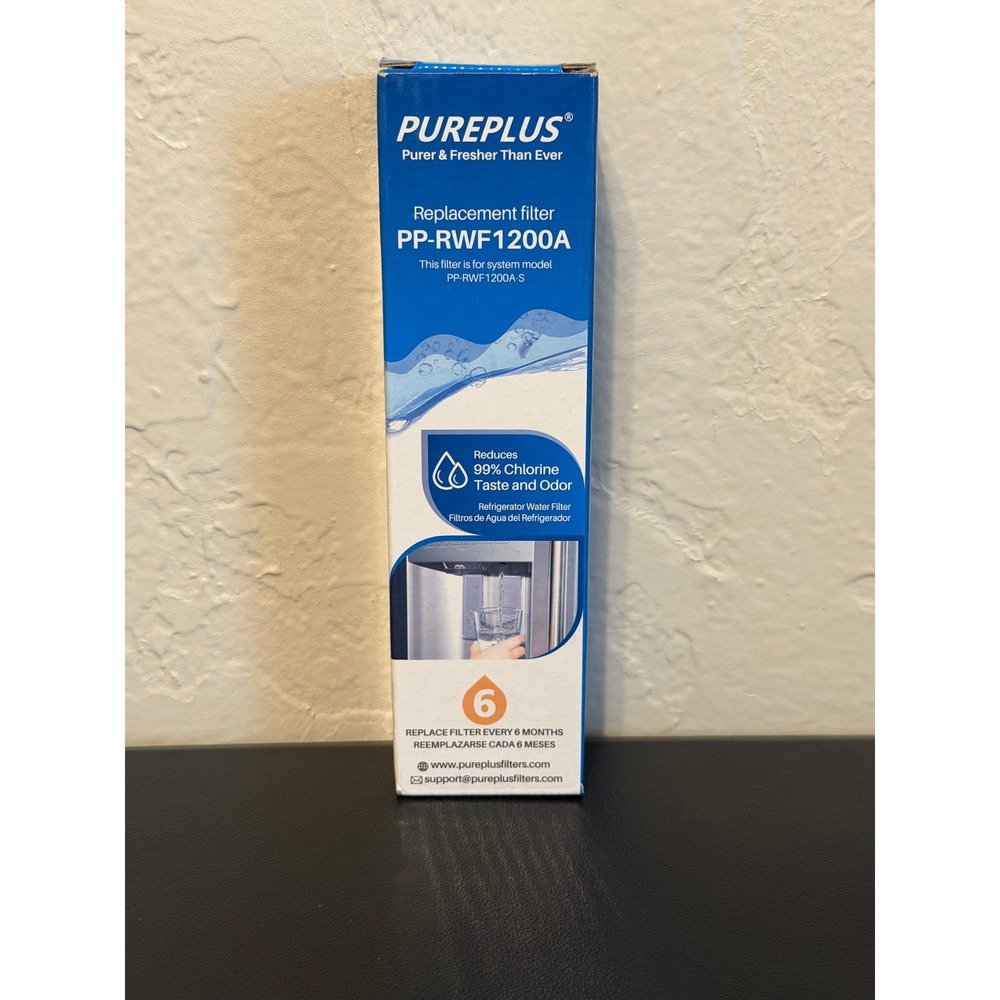 PUREPLUS PP-RWF1200A Refrigerator Water Filter Replacement PP-RWF1200A-S New